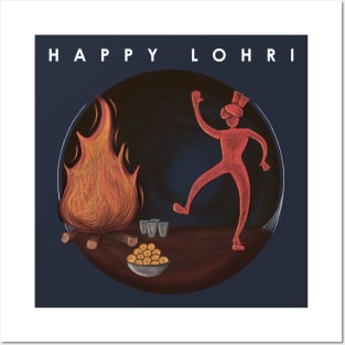 Happy Lohri Posters and Art